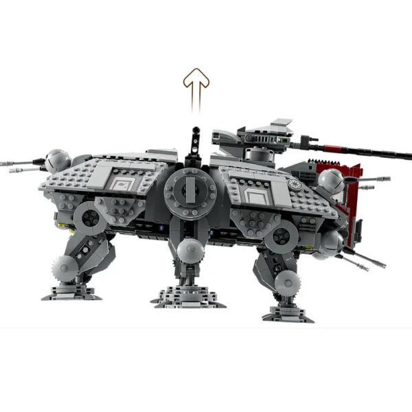 At-te Walker Set 75337 Terrain Tactical Actuator 1082PCS Building Block Model DIY Kid Puzzle Assembled Collect Toy Birthday Gift