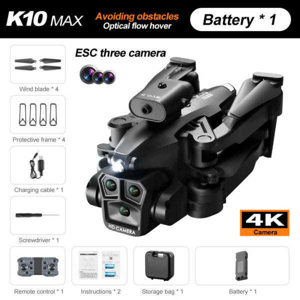 b1aca7ee5576ff31 K11 Max Drone with Water Bombs Professional Aerial Photography Aircraft 8K Three Camera Obstacle Avoidance Foldable Quadcopter