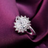 b1afd14161bcb0c3 Popular brands Sterling Sier crystal flower moissanite diamond Rings For Women Fashion Wedding Party Gifts Jewelry