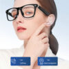 b1ba82fadb1b3a26 2 In 1 Headset Smart Glasses Blue Tooth Audio Call AI Voice Noise Reduction Music Eyewear Waterproof Speaker Mics Calls Eyeglass