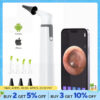 b1c3859dae33fee2 Visual Scoop Endoscope WiFi Wireless Otoscope Ear Wax Removal 3.9mm 720P Taking Picture Video Compatible with IOS Android