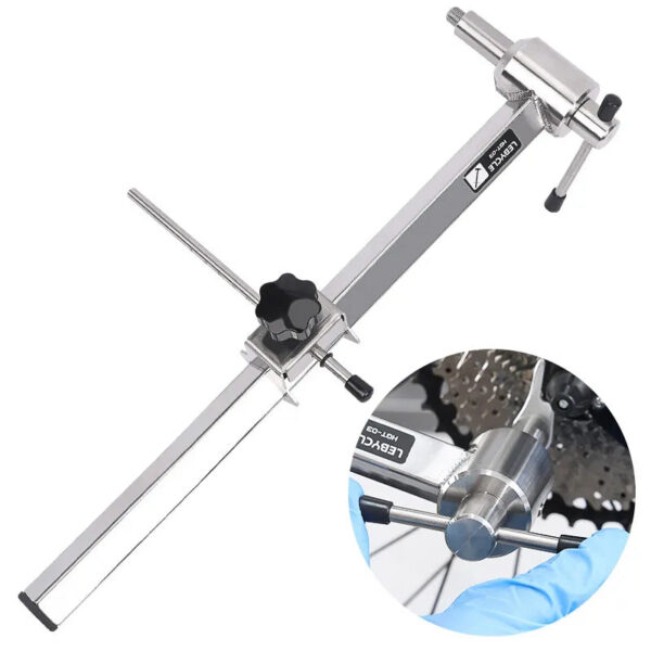 b1da1ee020594b8b Lebycle Bike Derailleur Hanger Alignment Gauge Professional Tool Measure Straighten 304 Stainless Steel