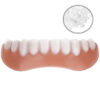 Sdatter Instant Big Smile Veneer Men's and Women's Silicone Artificial Teeth Braces Whitening Stic Comfortable