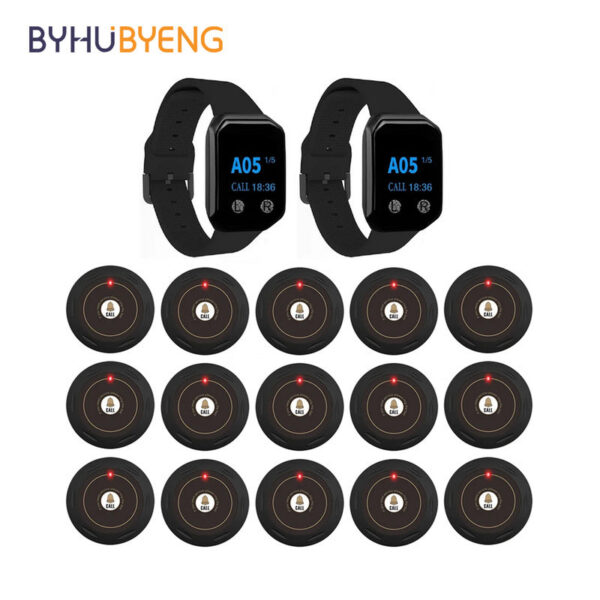 b1e96388368ad902 BYHUBYENG Watch Receiver Wireless Calg System Waterproof Rechargeable Waiter Call Restaurant Pager Hookah Cafe Cic