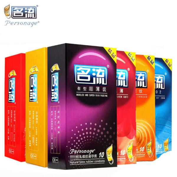 b1f2d9455fbc5ca6 PERSONAGE 60PCS Condoms Ultra Thin Particle Spike Condom Spike Intimate Lubricated Adult Sex Product Contraception for Men