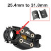 b1fb0ad19754f8db MEROCA MTB Mountain/Road Bike Suspension Stem 90/50MM Off-Road Touring Cycling Gravne Shock Absorbing Riser Four Links Stem Gym