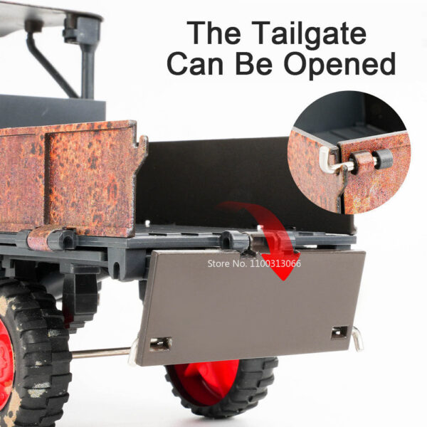 b1ffa37f8c74fc8b 1/24 Walking Car Alloy Toys Model Metal Diecasts Truck Vehicles Models Retro Vintage Tractor Cars for Boy Birthday Gifts
