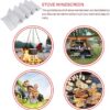 Camping windshield, Folding Outdoor Windscreen, Aluminum windshield for gas stove, light weight for hiking, backpacking, camping (10 plates)