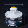 b2269ad1f1c8f048 Transparent Pet Automatic Circulation Drinking Dispenser USB Rechargeable Cat Water Fountain for Cats
