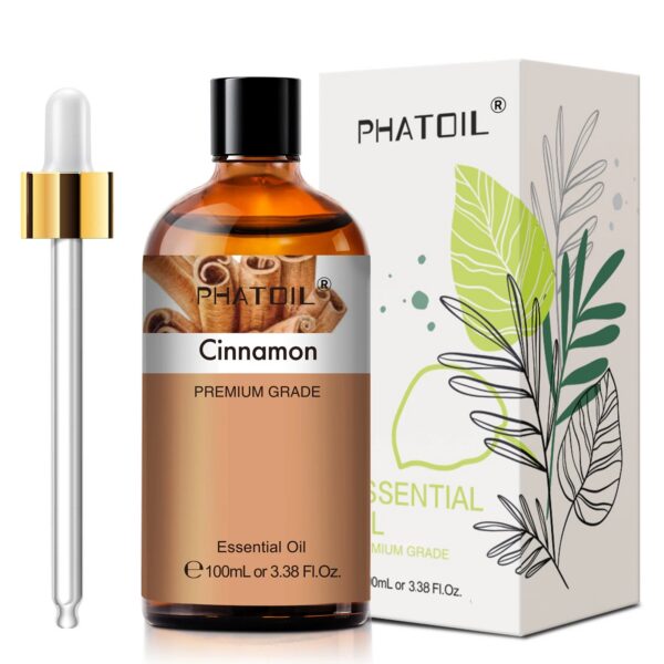 b2387ff18a59a1b0 PHATOIL 100ml Essential Oils Lemon Eucalyptus Sweet Orange Cinnamon Vanilla Aroma Oils for Humidifier Diffuser Aromatherapy