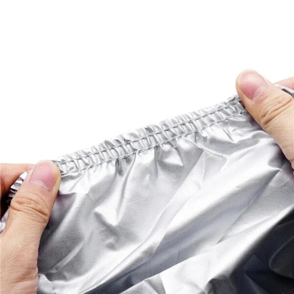 b25495c05278bd84 Boat Cover Yacht Outdoor Protection Waterproof Boat Cover Fabric Anti-smashing Tear Proof Silver Reflective 11-22FT