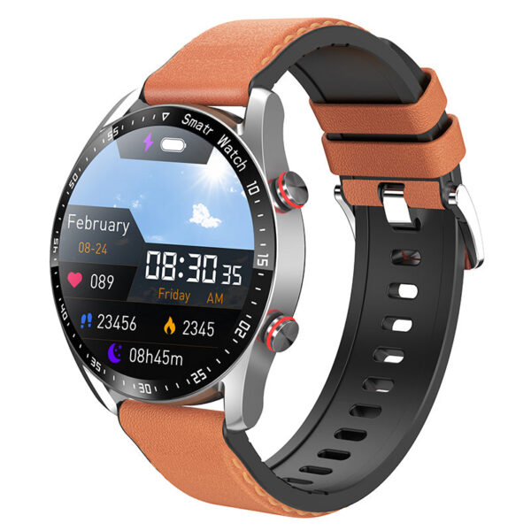 ECG+PPG Bluetooth Call Smart Watch Men Laser Health Blood Pressure Fies Watches Man Sports Waterproof Smartwatch+Box