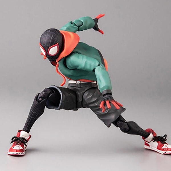 Sv Spiderman Miles Morales Action Figure Collection Sentinel Spider-Man Into the Spider Verse Figures Model Toys