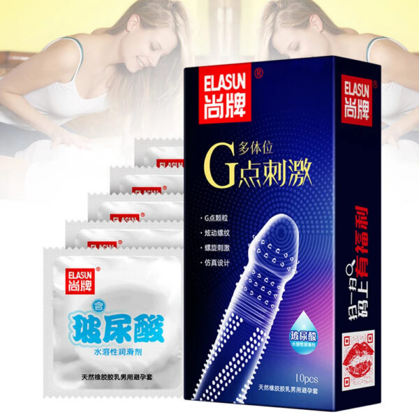 Big Dotted Condoms for men delay ejaculation Natural Latex spike Dot penis sleeve condom presevative sex toys for Adults 18+
