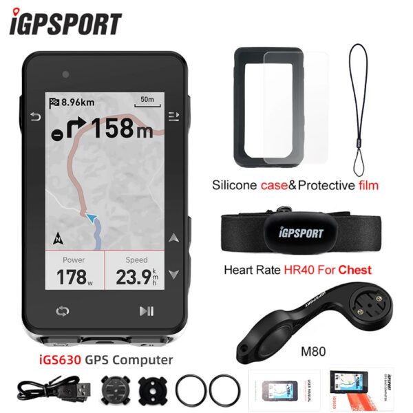 b2d343e1424a4ebd iGPSPORT igs630 Computer ANT+ Wireless Bike Speedometer Bluetooth GPS route navigation notification Odometer