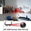 b2f42e38bc08ee87 1080p HD Mini Glasses Portable DVR Video Outdoor Sports Camera Recorder Wearable Bike Smart Sunglasses