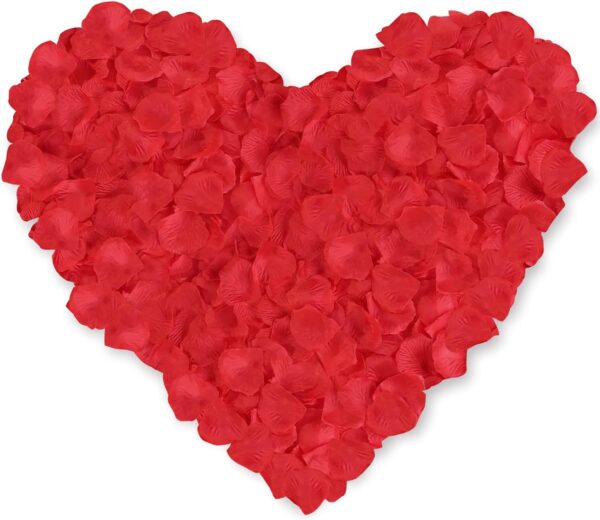 1000 Pcs Artificial Silk Rose Petals Decoration Wedding Party Turquoise Blue