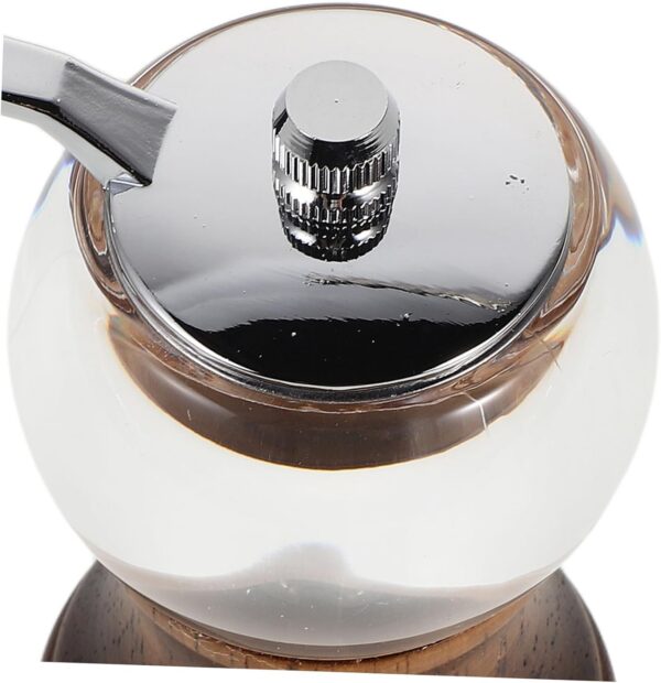 HANABASS Pfefferschleifer Kaffee Handmühle kleine Mühle Mini-Salzmühle Manuelle Gewürzmühle Kaffeebohnenmühle manuelle Kaffeemühle Handkornmühle Manuelle Pfeffermühle Mühle für Gewürze Holz