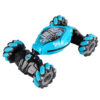 b3133b8bb8c5a092 4WD RC Drift With Music Led Lights 2.4G Gesture Radio Remote Control Spray Stunt 360° Rotating Climbing Car Toys Gift