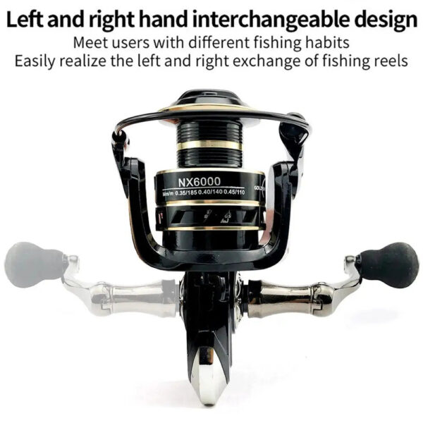 b313d6bc247f05d9 Quality Metal Spinning reel Spool Saltwater 5.2:1/4.7:1 High Speed Reel Waterproof Suitable for Pike Fishing1000-4000Sreies