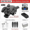 b3149b49aed71cf8 L900 Pro MAX GPS 4K Professional HD Dual Camera 5G Wifi 360° Obstacle Avoidance Brushless Foldable Quadcopter RC Drone Toy