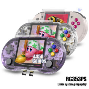b315ceedd90eed33 ANBERNIC RG353PS Retro Handheld Game Console 3.5 Inch IPS Screen Linux System RK3566 Chip 16+128G TF Card Preinstalled 4K Games