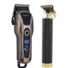 b32054c2db58ffbe Professional Barber Hair Clipper Rechargeable Electric T-Outliner Finish Cutting hine Beard Trimmer Shaver Cordless Corded X0625