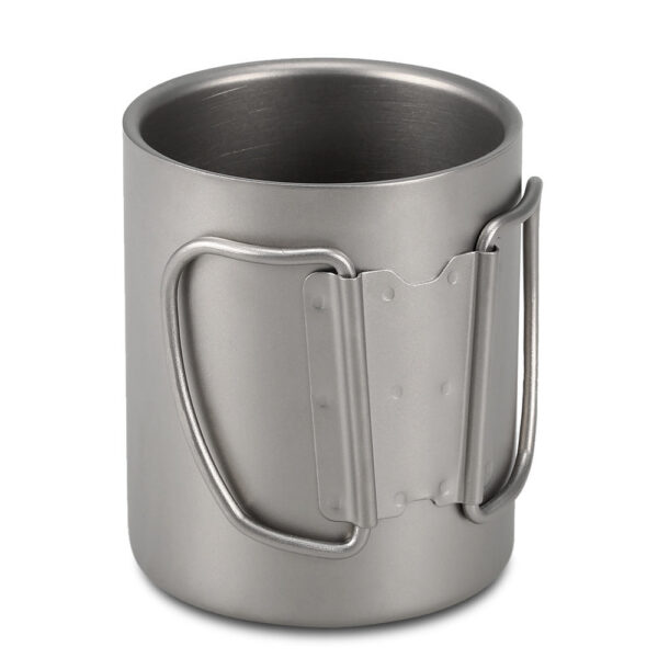 b326af89c10cc4ff Tomshoo 220/350/450/600ml Double Layer Titanium Water Cup Coffee Tea Mug for Home Outdoor Camping Hiking Backpacking Picnic