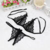 b32ba07beb622ba3 Women's Underwear Sets Ladies Sexy Lingerie Lace Hollow Out Underwear Sleepwear G-string Lingerie белье sous clothing femme