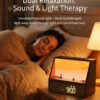 Sunrise Alarm Clock Table Light White Noise Wake Up Light With Soothing Sounds Bluetooth Sleep Aid Night Light For Bedroom Decor