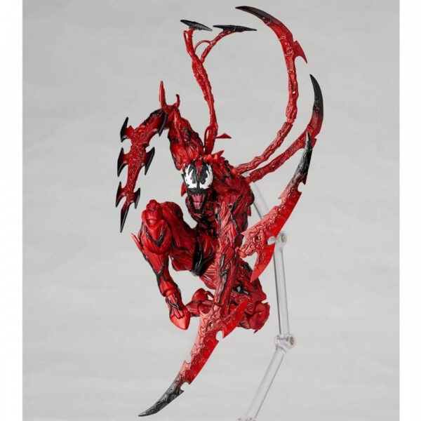 b33d1def33c5953f AMAZING YAMAHI Carnage Venom Spider Man legends Action Figure Joint Movable Change Face Statue Model kids for Toy Gift