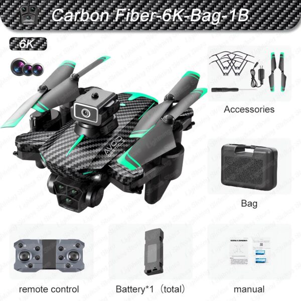 b33f312fe1cd6f95 New KY605S RC Drone 8K Professinal With Three Camera Wide Angle Optical Flow Localization Four-way Obstacle Avoidance Quadcopter