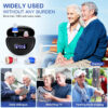 aid Seniors, rechargeable in-ear aids, sound controller for adults hearing loss, Hearing Aid with Charging Case