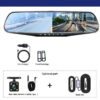 b34fb0d8571bae51 4.3 Inch Driving Recorder Car DVR Rearview Mirror Dual Lens Car Recorder 1080P IPS Front and Rear Camera Registrar Black Box New