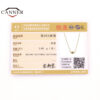 CANNER Sterling Sier Exquisite Eye Diamond Stone Pendant Necklace for Women Chain Choker Necklaces Fine Jewelry Collares