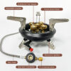 BRS-201A Portable Camping 16000W High Pressured Propane Butane Gas Burner Outdoor Emergency Stove with Piezo Ignition