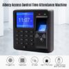 b374d1fbcead611c 2.4 Inch Attendance Machine Fingerprint/Password/ID Card Recognition Time Clock Employee Checking-in Recorder Multi-language