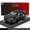 b3756be973ba9b98 Dodge Challenger for 1: 32 Scale Die Cast Metel Toy Pull Back Hellcat Model Cars with Sound and Light Hellc