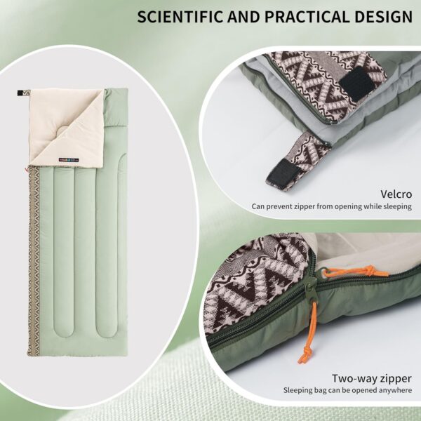 b378c2c70abf9f56 Naturehike Sleeping Bag for Adults,Lightweight 3 Season Rectangular Sleeping Bag