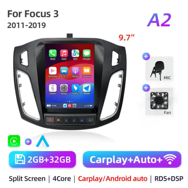 b37d8814a4a9a8b3 8Core 2 Din Android 12 Car Radio for Ford Focus 3 Mk 3 2011 2012 - 2019 Multimedia Video Player 2Din Carplay Auto Stereo DVD