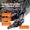 b38b86cdcfc0bd7f Hydraulic Log Splitter Valve 1 Spool, 25 GPM Hydraulic Directional Control Valve for Small Tractors, Loaders, Log Splitter