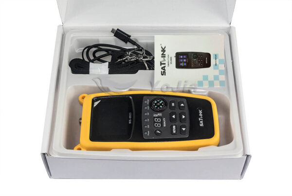 b3989e6c1ab2e117 Original Satk WS-6933 DVB-S2 FTA C&KU Band Digital Satellite Finder Meter With 2.1 inch LCD Display WS 6933