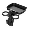 b3ab75cf6303b1a6 Dual Expander Adjustable for 360°Rotating Multifunctional Car Seat Cup Snack Tray Drink Holder