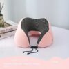 U Travel Memory Cotton Pillow Neck Motor Cars And Aeroplanes Nap Magnetic Fabric Ushaped