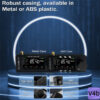 b3bc9d185aed7b76 AMNVOLT V4b ATS MINI SI4732 Radio ALL Band DSP Radio FM AM SSB LSB USB Receiver, built-in Hi-Z Headphone Amplifier Circuit