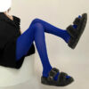 b3cd28953ec29044 Women Socks Sexy Tights Long Stockings Candy Color Veet Seamless Pantyhose Fashion Spring Autumn Versatile High Elastic