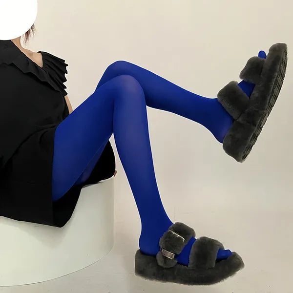 b3cd28953ec29044 Women Socks Sexy Tights Long Stockings Candy Color Veet Seamless Pantyhose Fashion Spring Autumn Versatile High Elastic