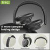 HTC HP06 Bluetooth V6.0 Wireless Open-Ear Headphones Foldable Punchy Bass Headset for PC Laptop phone TV lightweight Hollow Airy