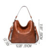 b4099950f4054f64 Tote Bag With Inner Bag, Women's Large Capacity Shoulder Bag
