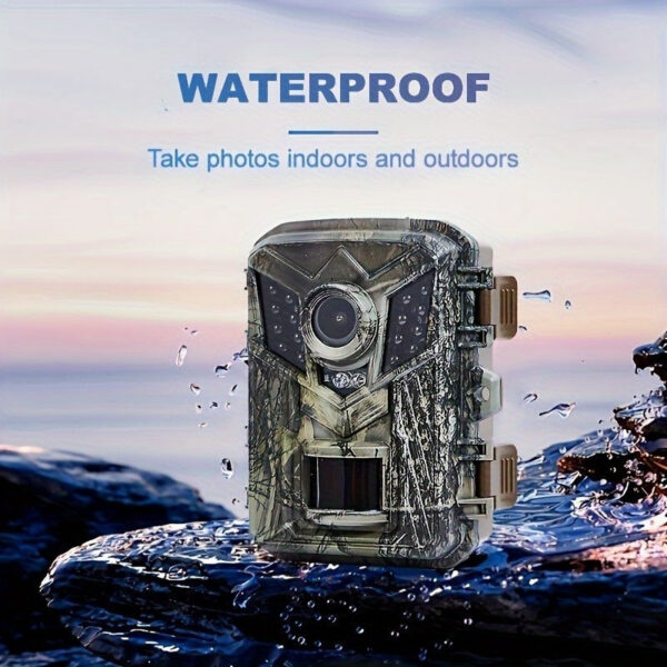 Mini CameraTrail Camera HD Wildlife Monitor 940nm Infrared Night Vision Red and Waterproof for Scouting Hunting